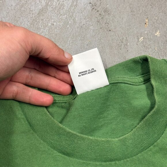 AAPE by A Bathing Ape T-Shirt Short Sleeve Green "AAPER" Large - Picture 7 of 12